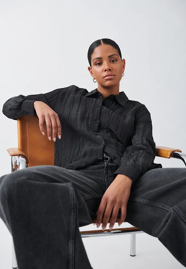 Crinkled shirt