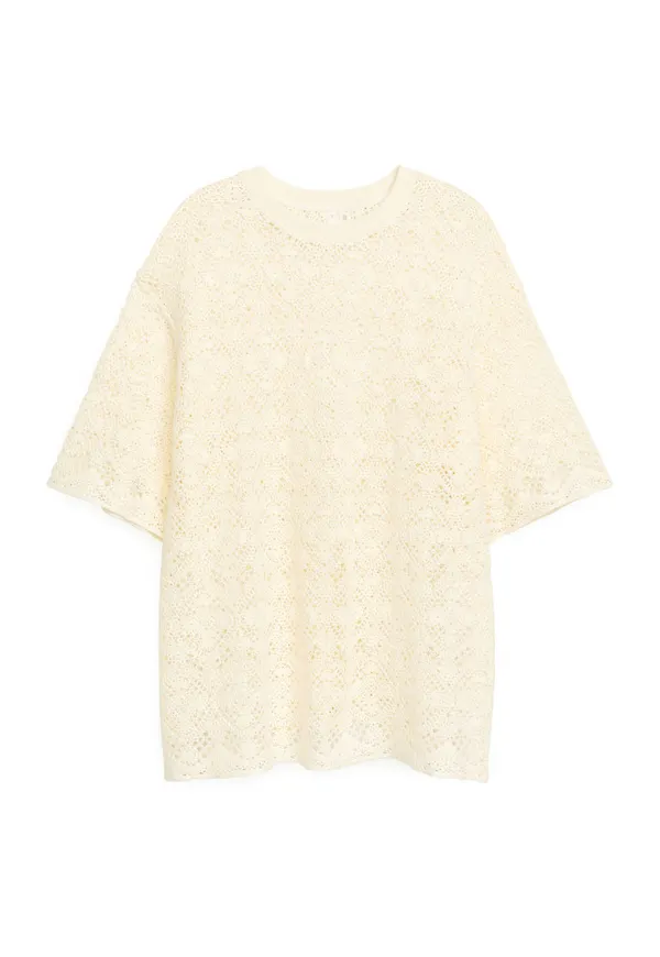 Crochet T-Shirt - White