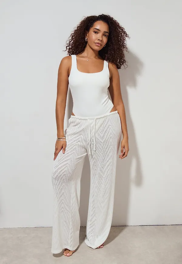 Crochet trousers