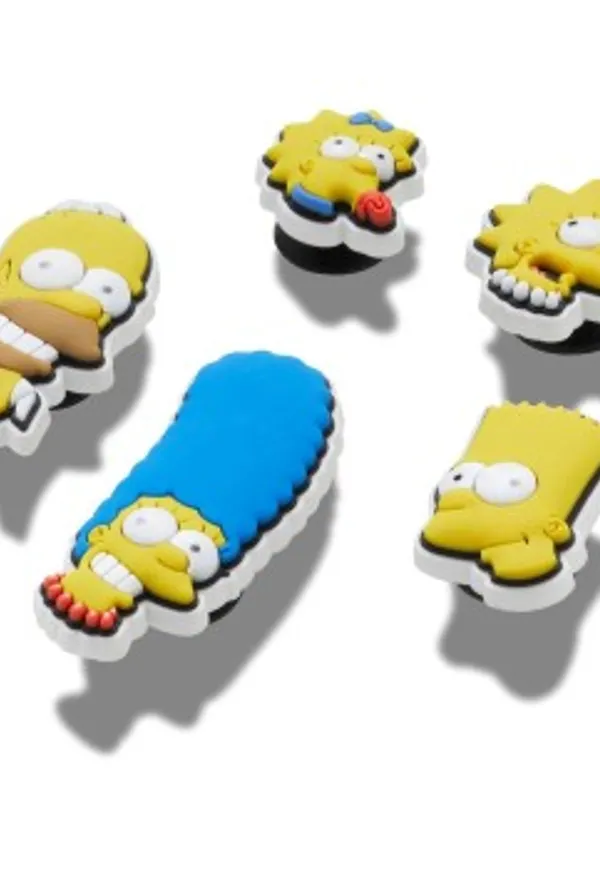 Crocs 5P Jibbitz The Simpsons Flerfärgad One Size Barn