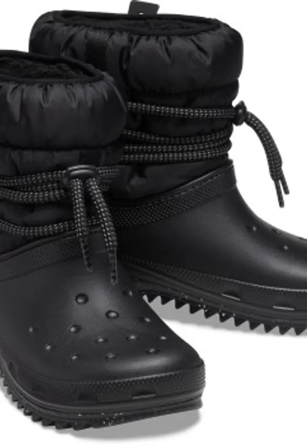 Crocs Classic Neo Puff Luxe Boot W Svart US W9 (EU 39-40) Dam