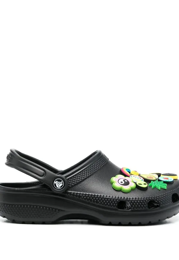 Crocs Hippie Freak slingback-träskor - Svart