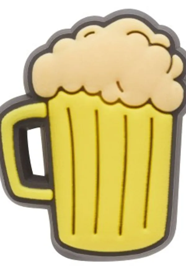 Crocs Jibbitz Beer Gul One Size Barn