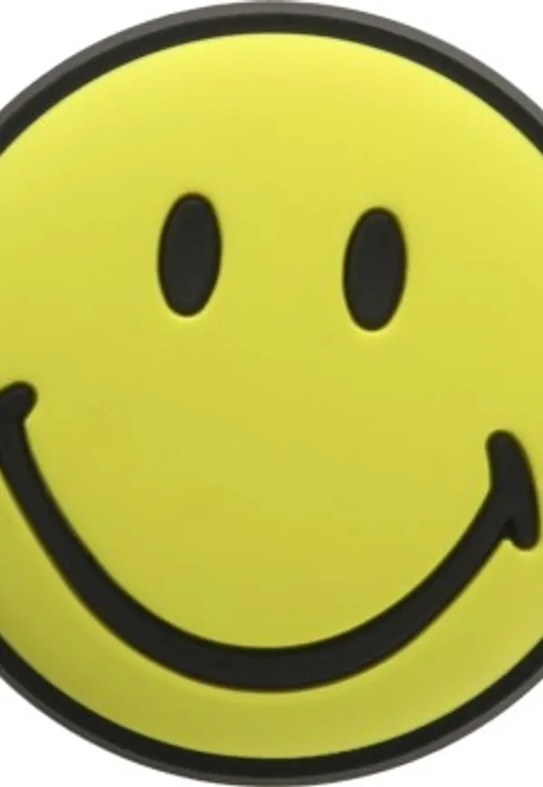 Crocs Jibbitz Smiley Face Gul One Size Barn