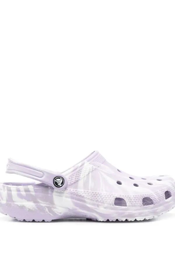 Crocs mönstrade träskor - Lila