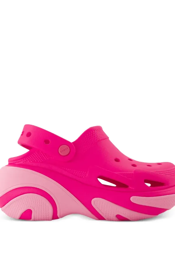 Crocs tofflor med platåklack - Rosa