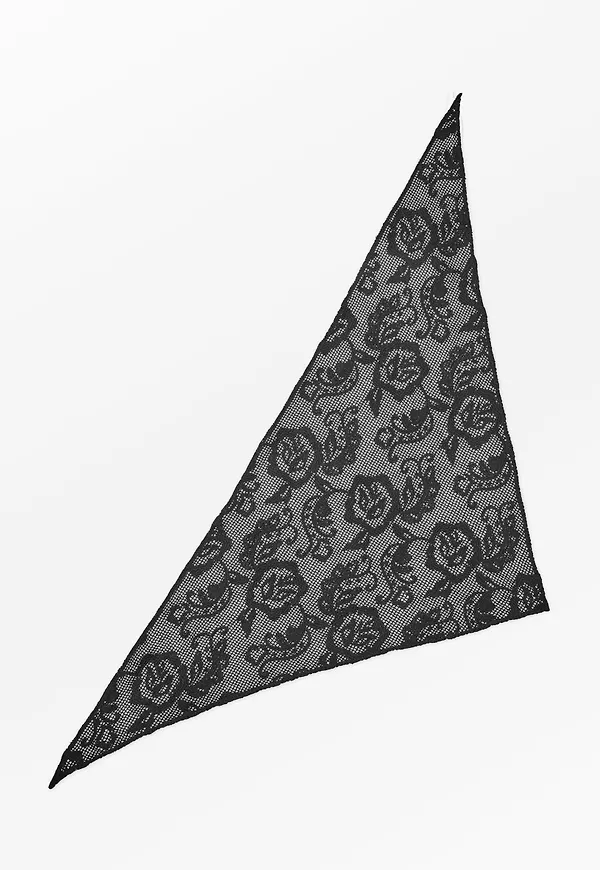 Croflora Triangle Scarf