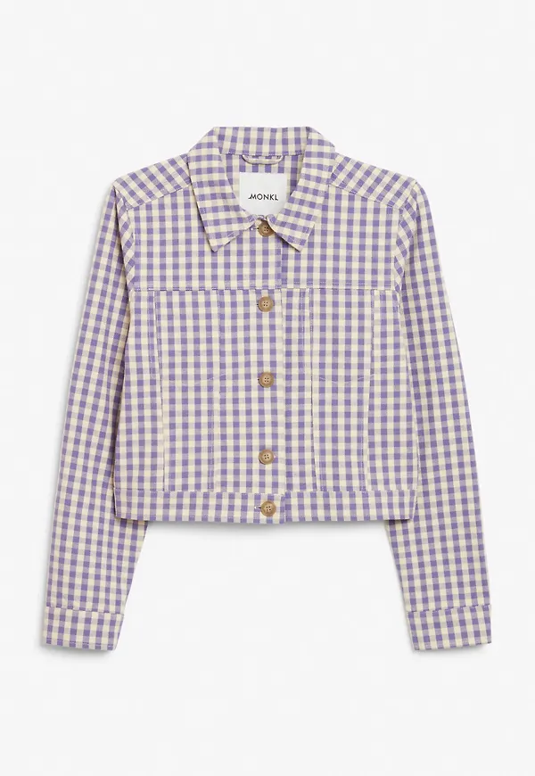 Cropped boxy jacket - Blue