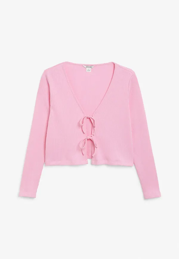 Cropped cardigan - Pink