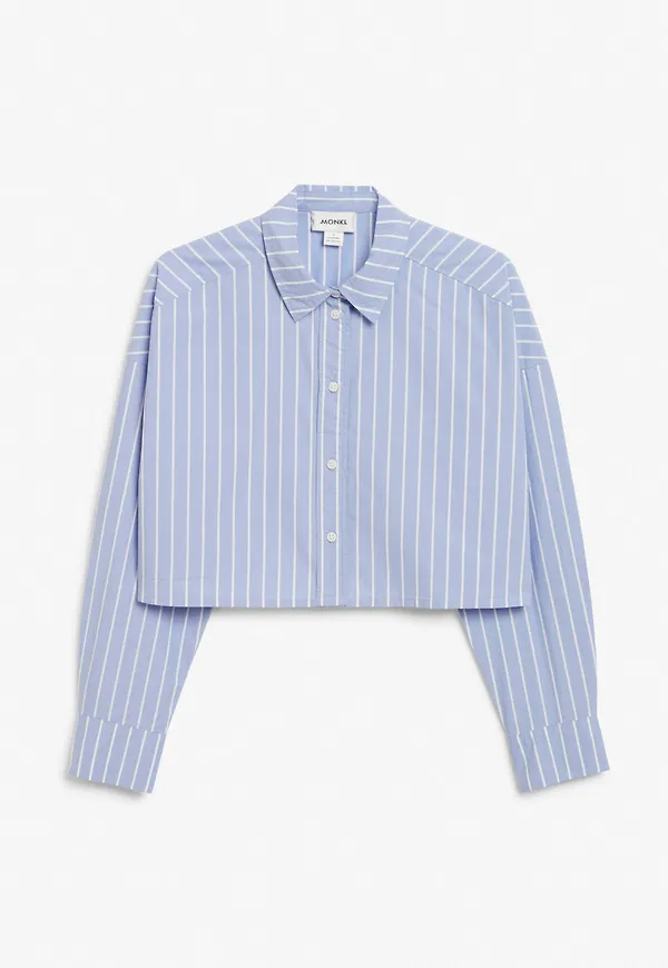 Cropped shirt - Blue