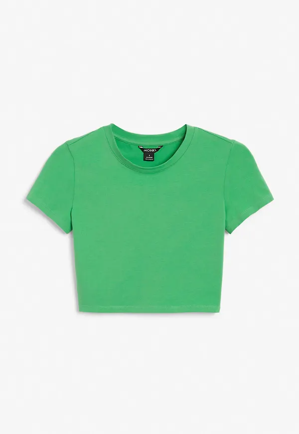 Cropped t-shirt - Green