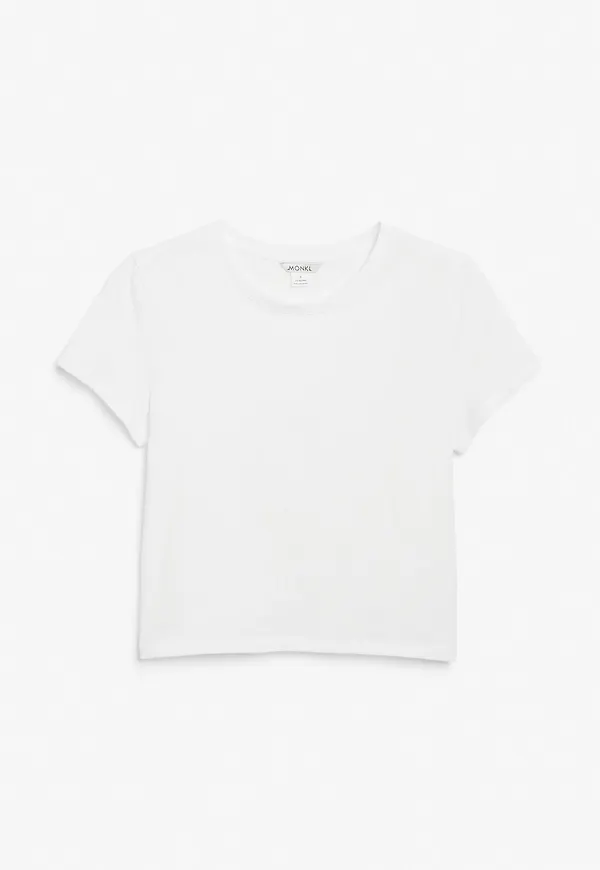 Cropped t-shirt - White