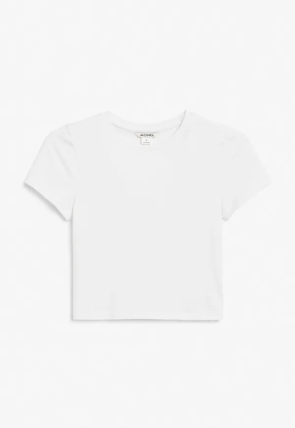 Cropped t-shirt - White