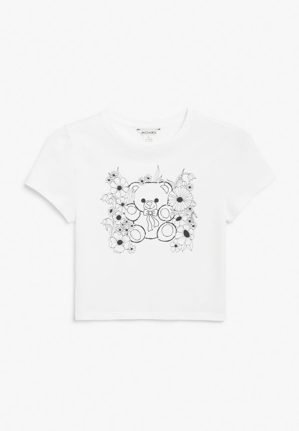 Cropped t-shirt - White