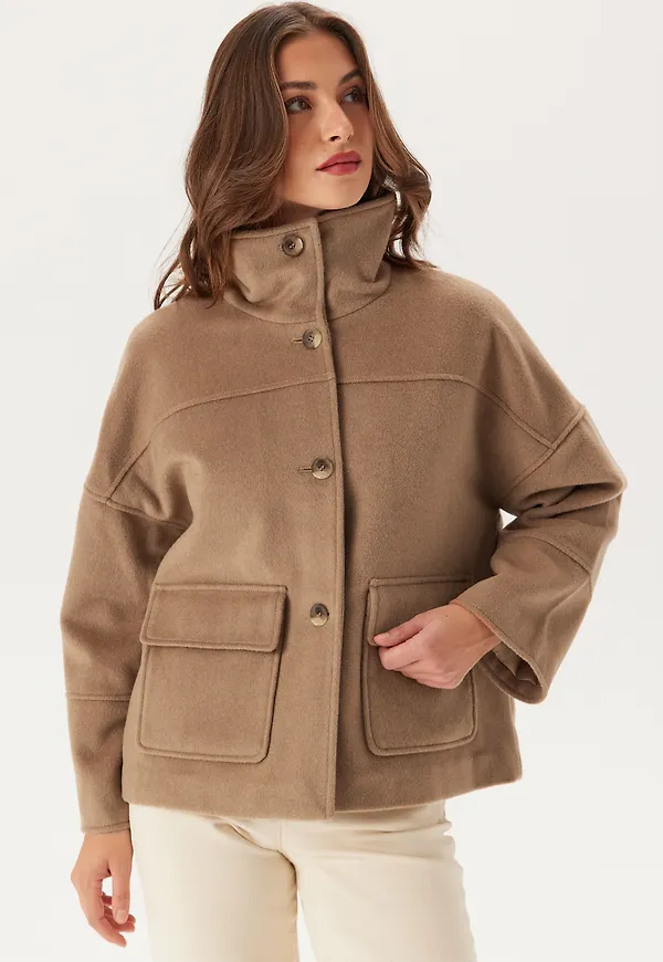 Cropped Wool Jacket