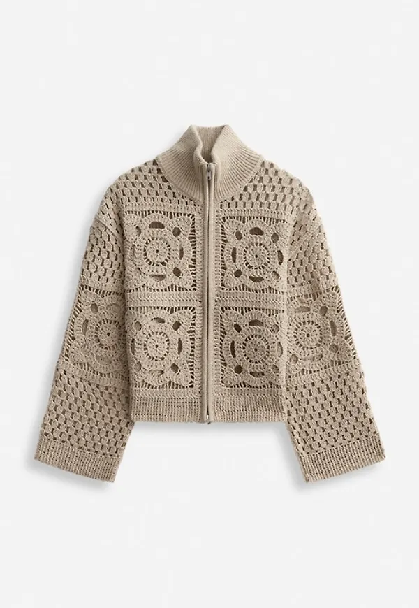 Crosette knit card