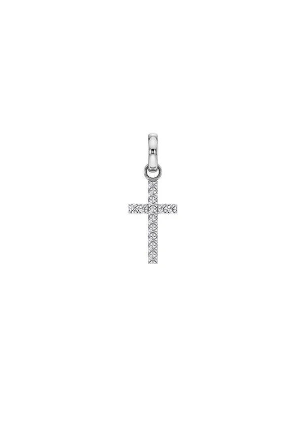 Cross sparkle charm