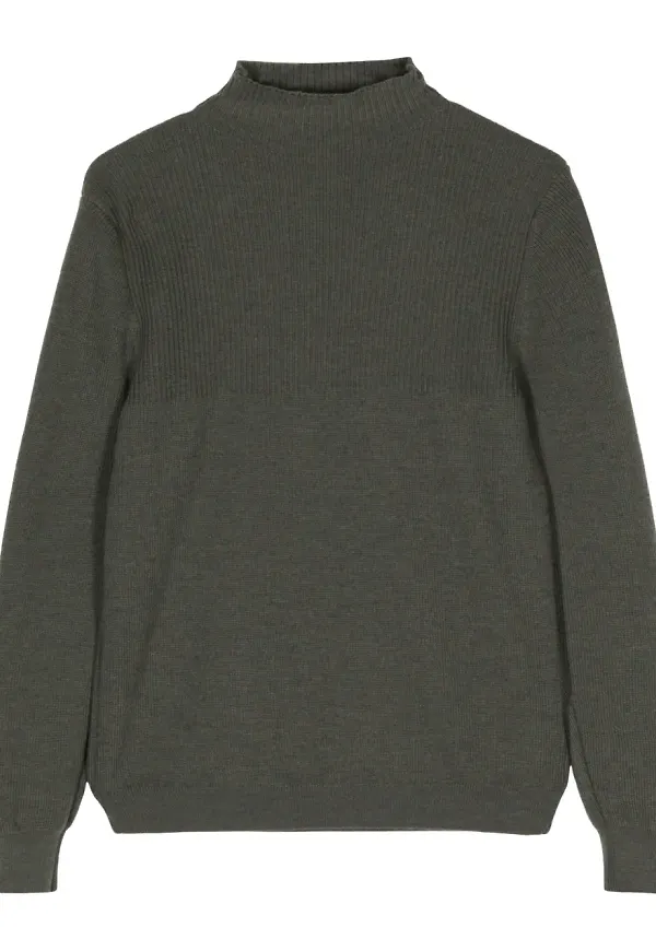 Cruciani ribbad tröja - Grön