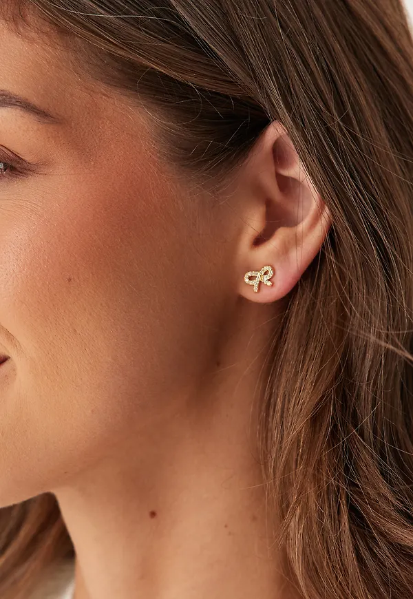 Crystal Bow Earring