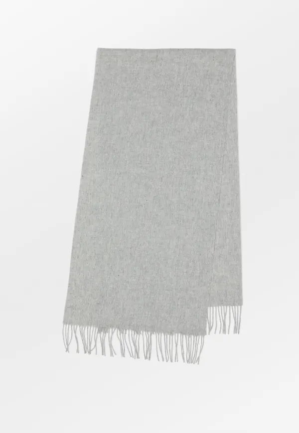 Crystal Edition Wool Scarf - Light Grey