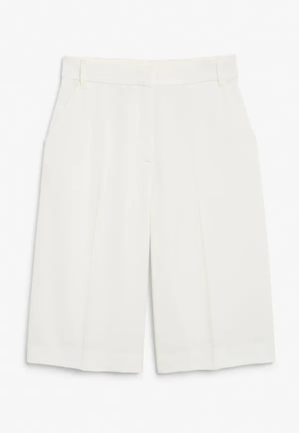 Culotte shorts - White