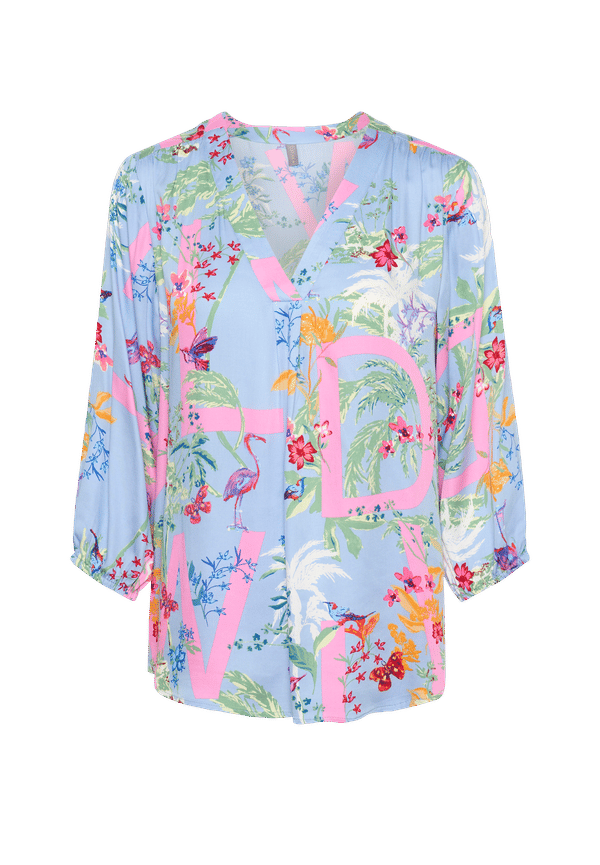 Culture - Blus cuTalua Blouse - Blå - 38