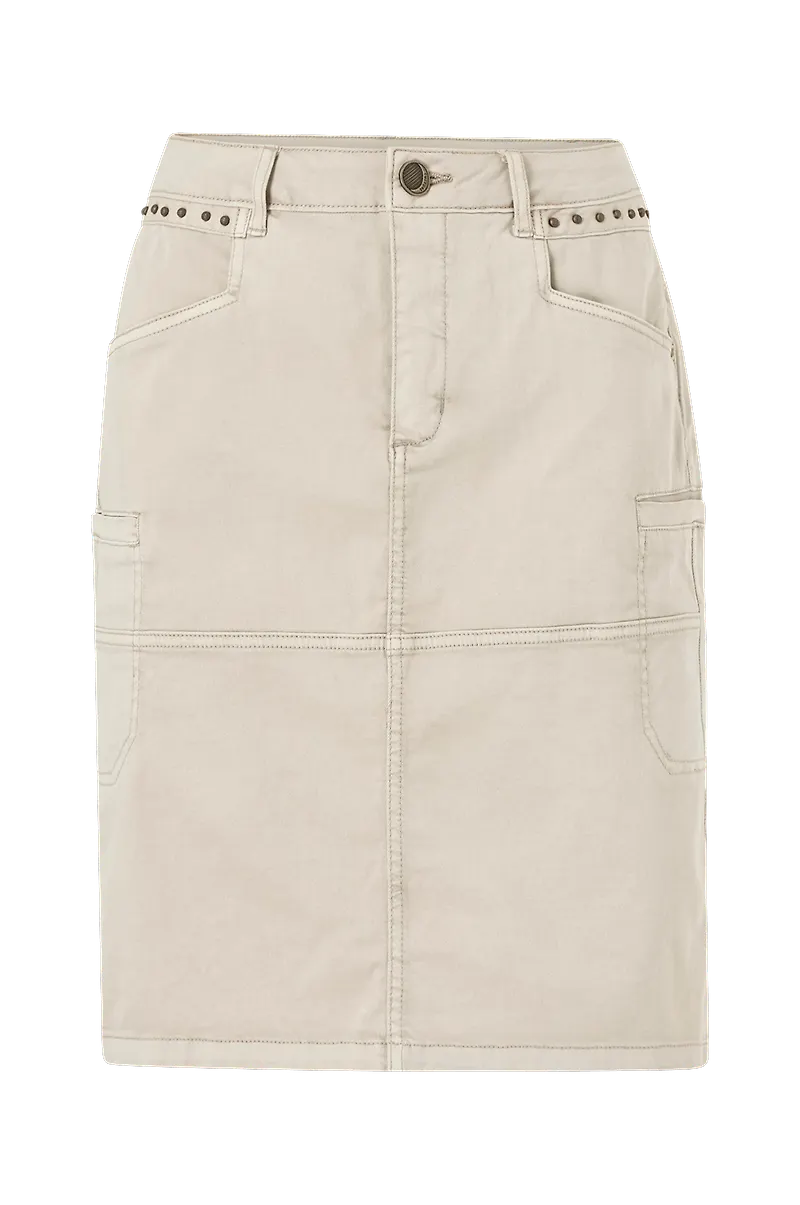 Culture - Kjol cuAlba Skirt - Grå