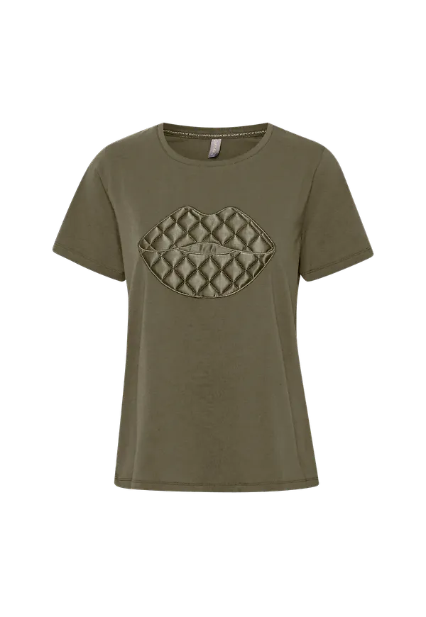 Culture - Topp cuGith T-shirt - Grön