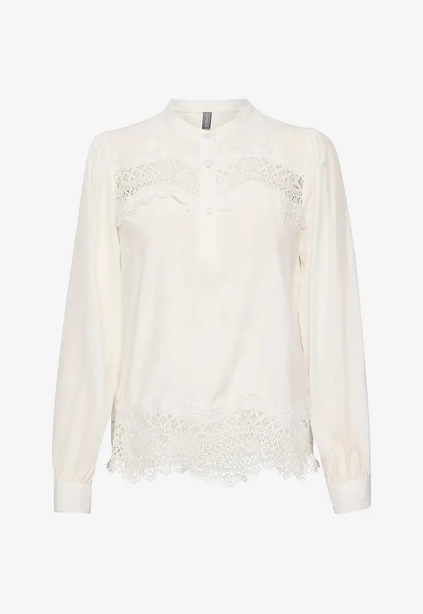 Culture - Blus cuTiffany Blouse - Vit