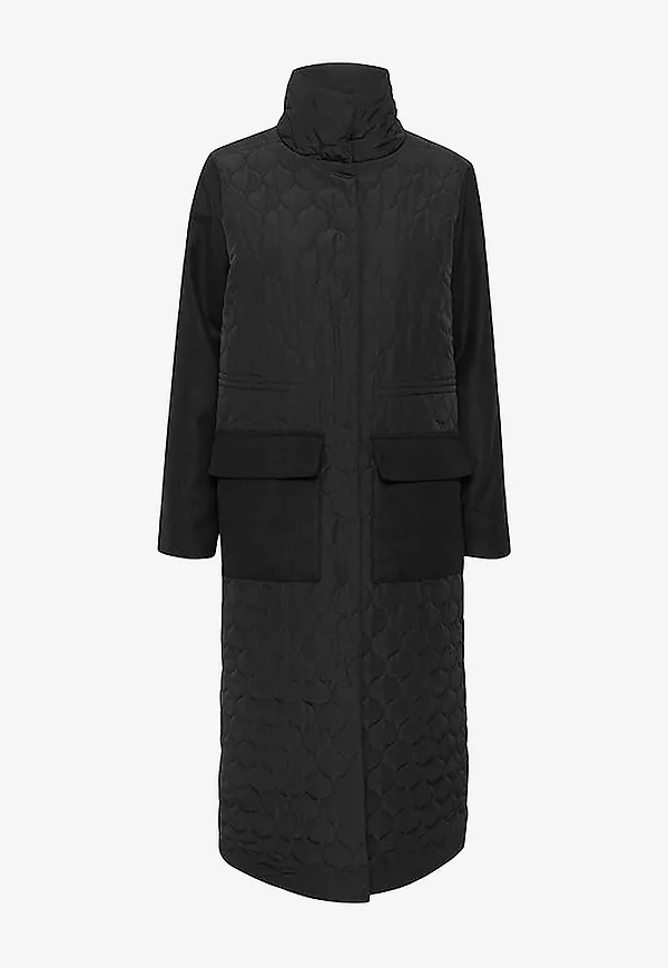 Culture - Kappa cuDonia Coat - Svart