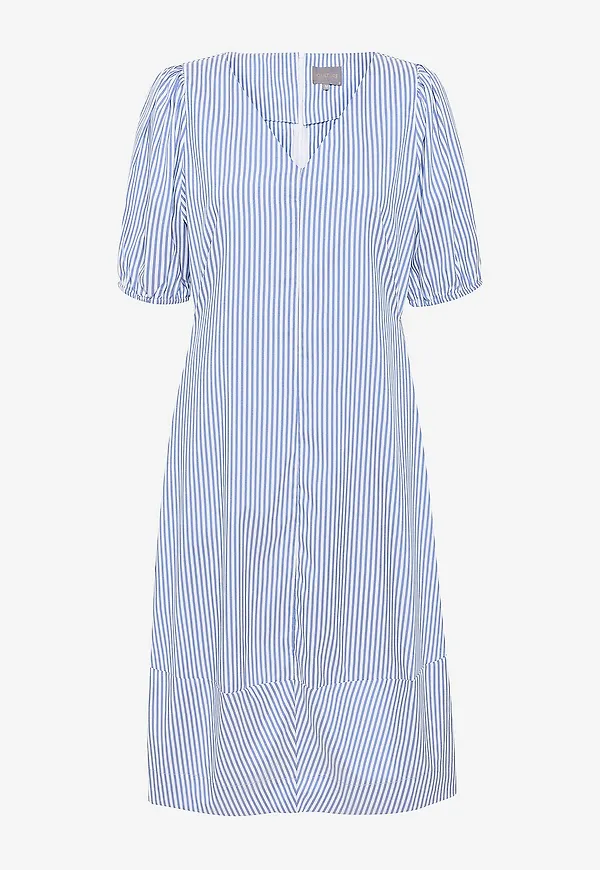 Culture - Klänning cuAbigail Puff SS Dress - Blå