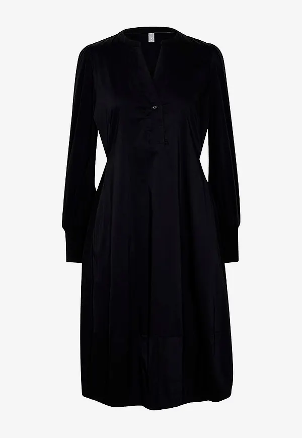 Culture - Klänning cuAntoinett Rib Dress - Svart