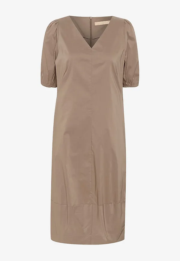 Culture - Klänning cuAntoinett SS Dress - Brun