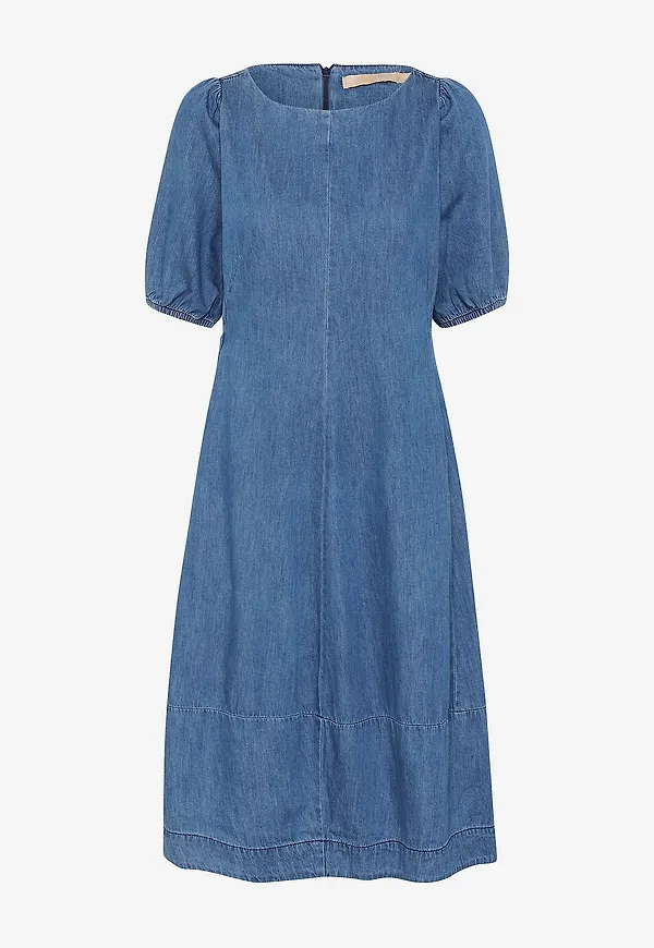 Culture - Klänning cuiva Arpa SS Dress - Blå