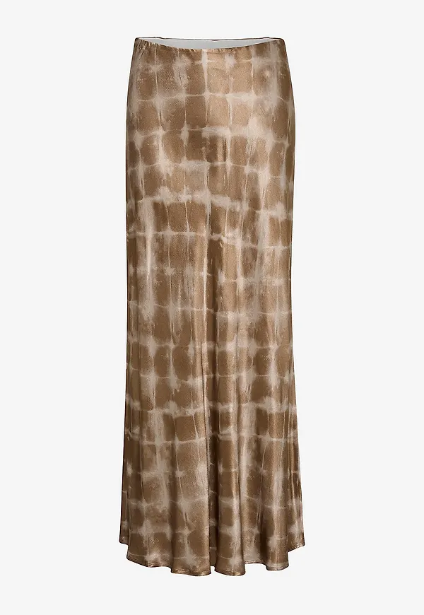 Culture - Maxikjol cuJelly Mirjam Skirt - Beige