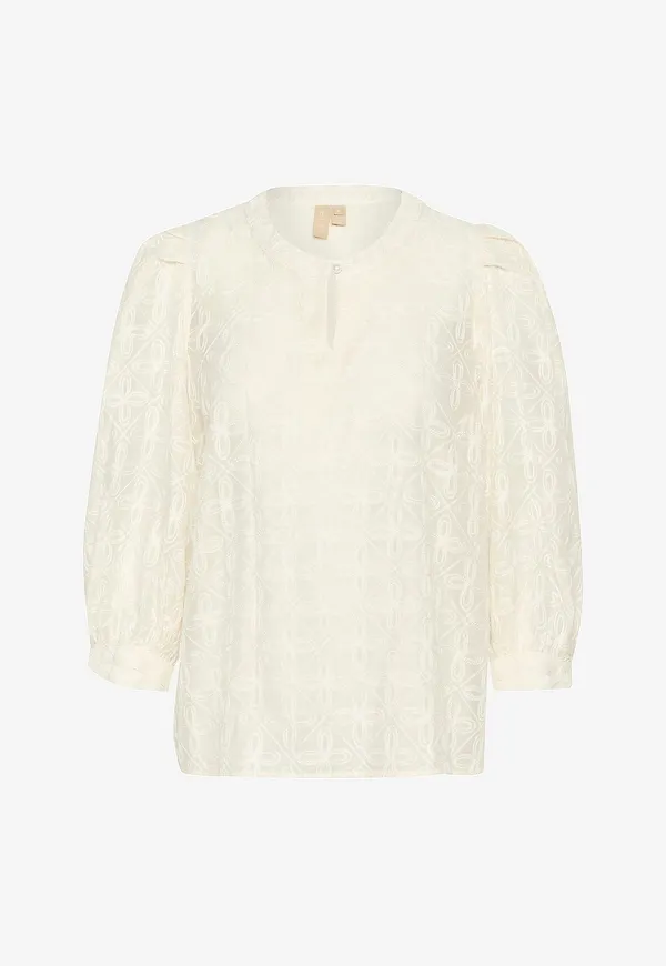 Culture - Blus cuAnnasofie Blouse - Vit