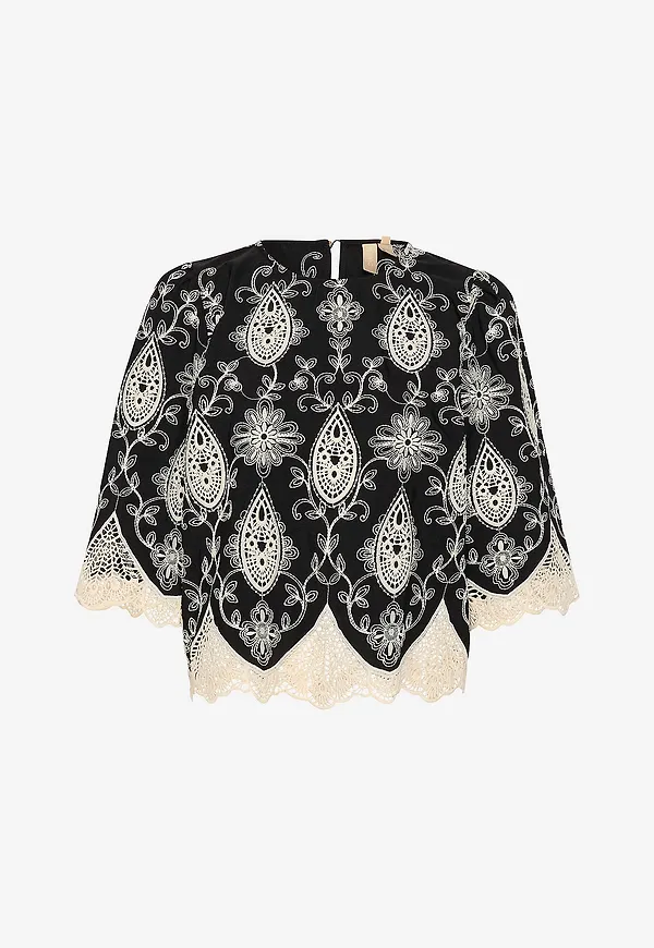 Culture - Blus cuCreate Blouse - Svart
