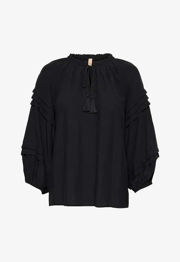 Culture - Blus cuSif Asmine Blouse - Svart