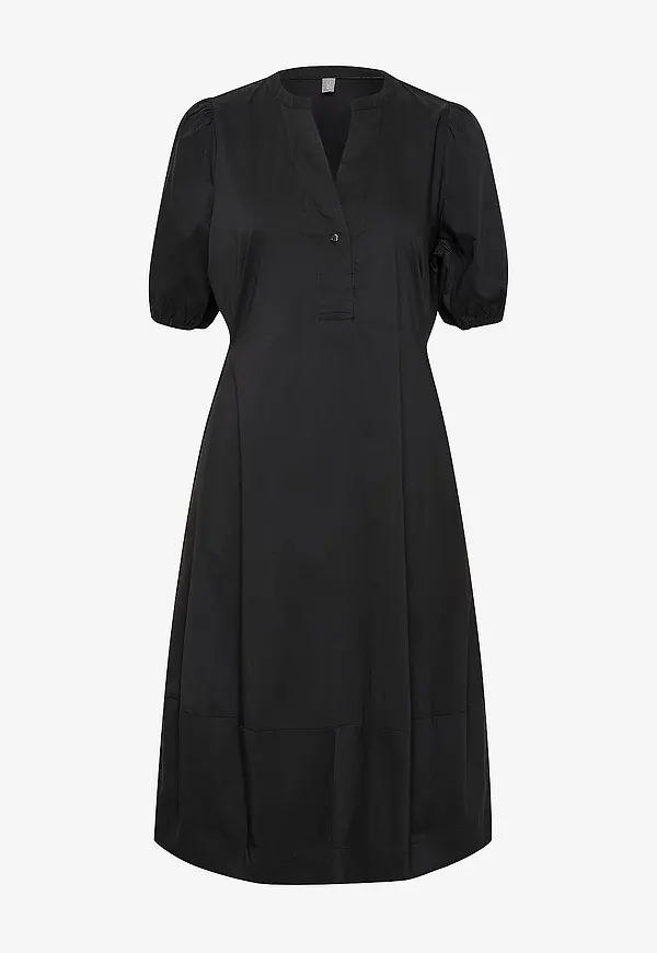 Culture - Klänning cuAntoinett SS Placket - Svart