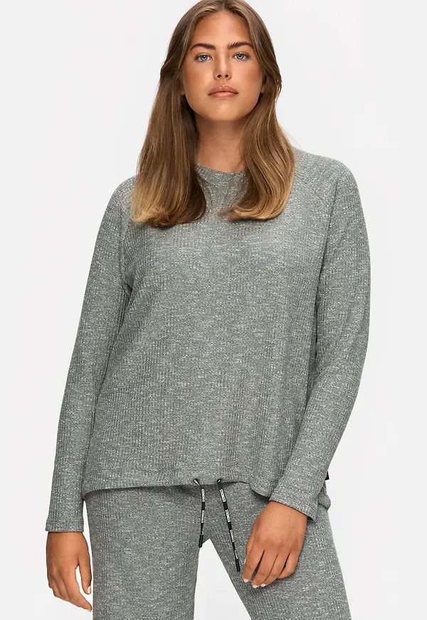 CUSH Olive Melange Sweater