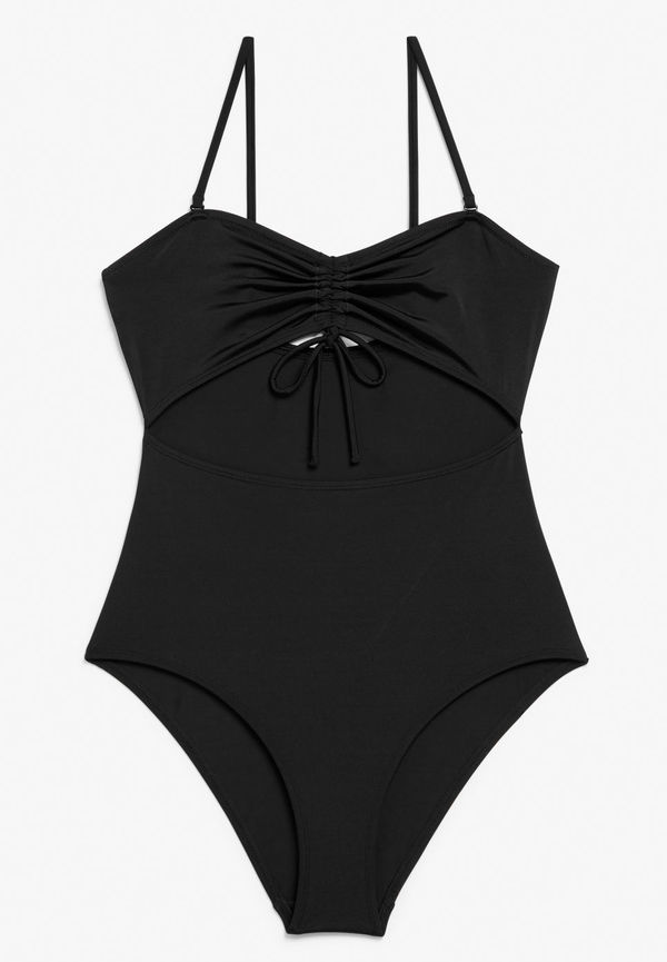 Cut out swimsuit - Black