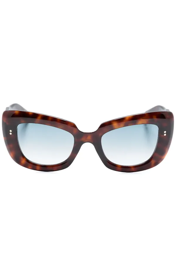 Cutler & Gross cat eye-solglasögon - Brun