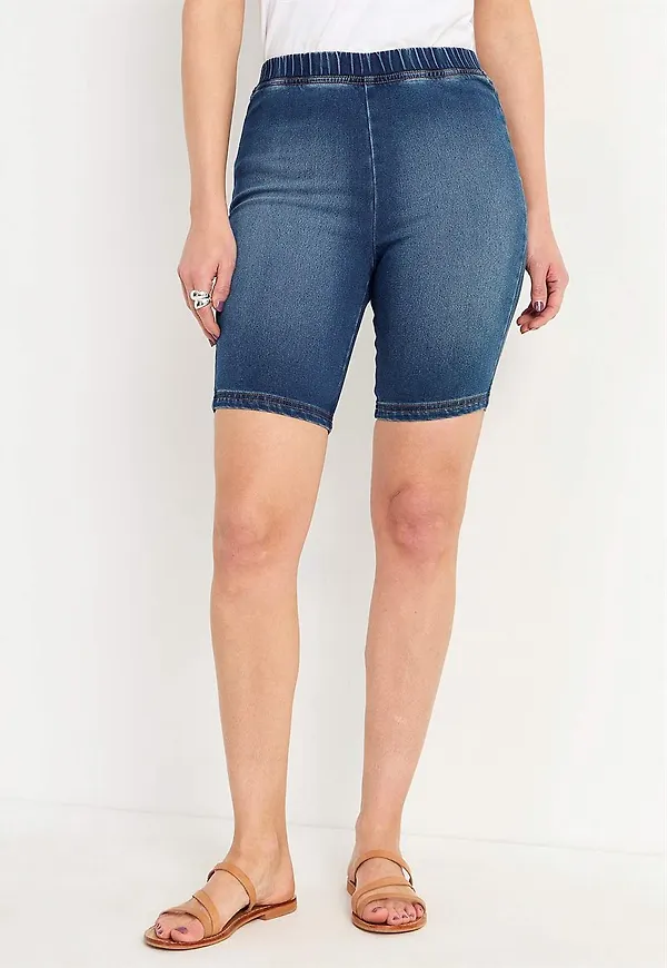 Cykelbyxa i denim Olga
