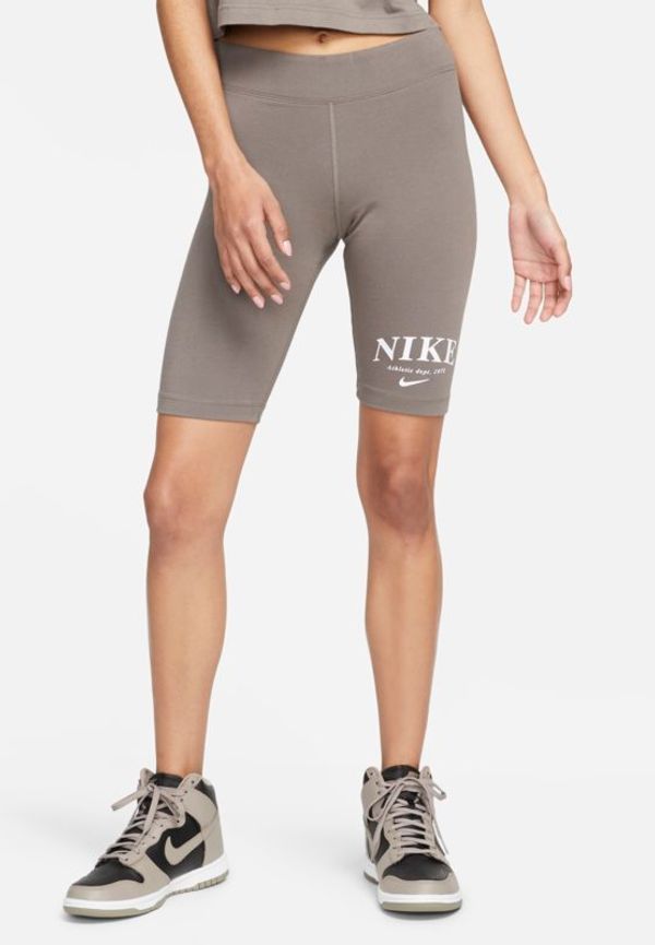 Cykelshorts Nike Sportswear med medelhög midja för kvinnor - Grå