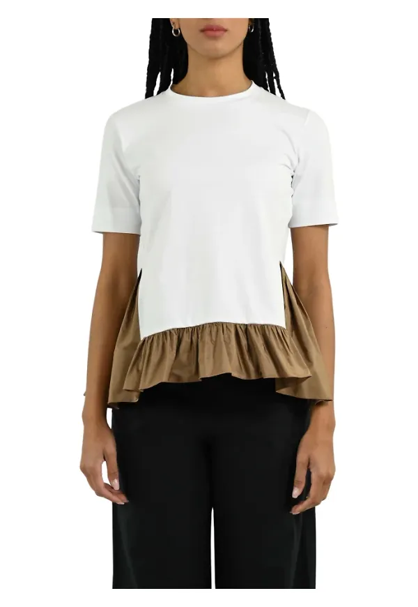 D.Exterior T-Shirts Vit, Dam
