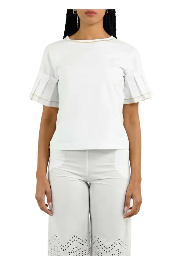 D.Exterior T-Shirts Vit, Dam