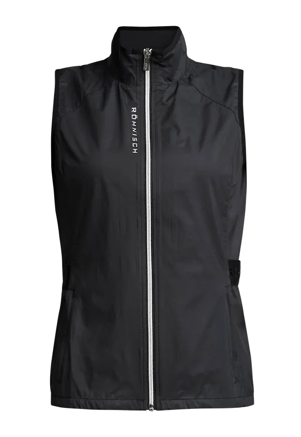 Röhnisch - Vindjacka Mila Wind Vest - Svart