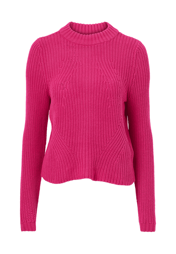 Only - Tröja onlLeela Life L/S Pullover CC Knt - Rosa