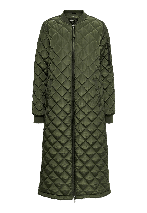 Only - Kappa onlJessica X-long Quilted Coat - GrÃ¶n