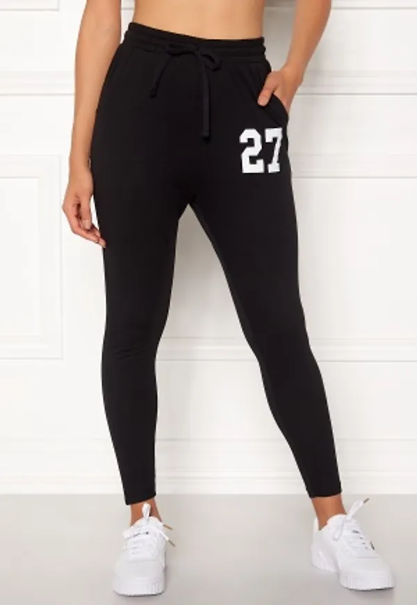 Happy Holly Carolyn tricot pants Black 32/34
